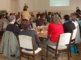 Fotografie ze semináře Akvizice ve vysokoškolských knihovnách, Brno 2008