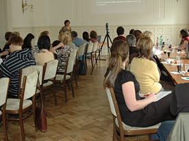 Fotografie ze semináře Akvizice ve vysokoškolských knihovnách, Brno 2008