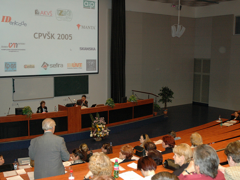Fotografie z Celostátní porady vysokoškolských knihoven 2005